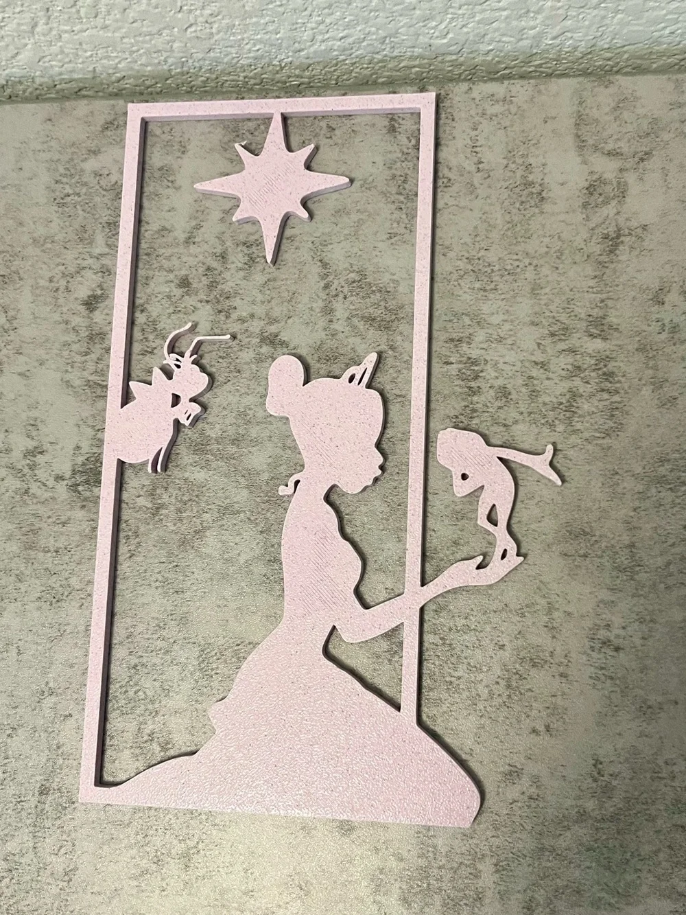 Pink Fairy Tale Princess Wall Art Set - Home Wall Decor